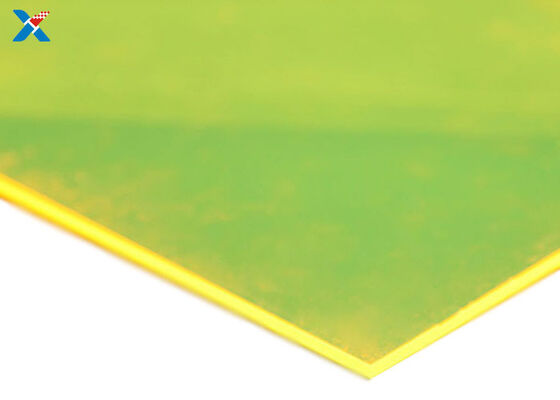 خرید ورق آکریلیک سبز فلورسنت 1220x2440mm سخت بودن سطح بالا پانل Perspex تولید آنلاین