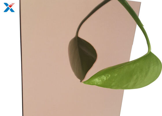 خرید CE SGS ISO9001 ورق آینه اکریلیک رز طلا برش سفارشی online manufacture